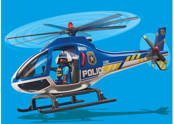 POLICE PARACHUTE SEARCH HELICOPTER