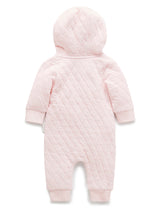 QUILTED GROWSUIT - Soft Pink