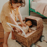 RATTAN STROLLEY - Natural