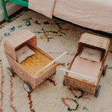 RATTAN STROLLEY - Natural