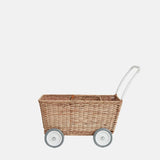 RATTAN STROLLEY - Natural