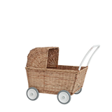 RATTAN STROLLEY - Natural