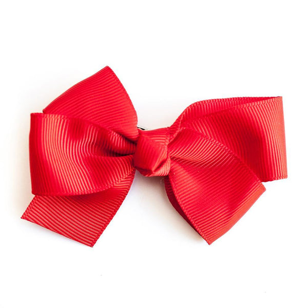 SMALL GROSGRAIN Red Bow
