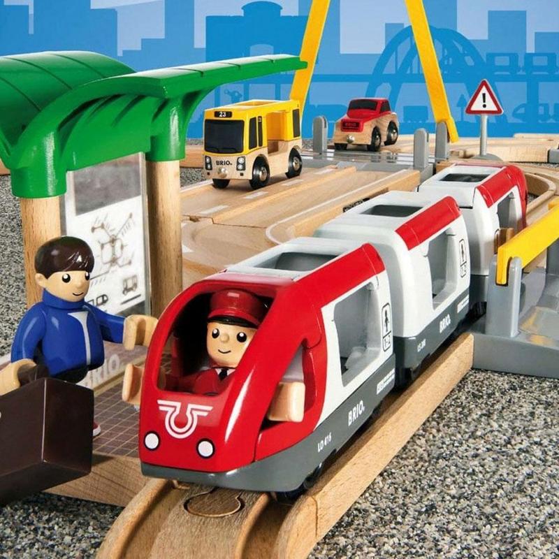 RAIL AND ROAD TRAVEL SET - 33 pieces