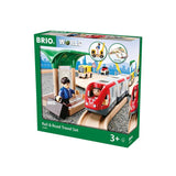 RAIL AND ROAD TRAVEL SET - 33 pieces