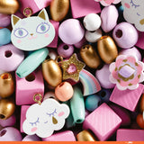 RAINBOW WOODEN BEADS