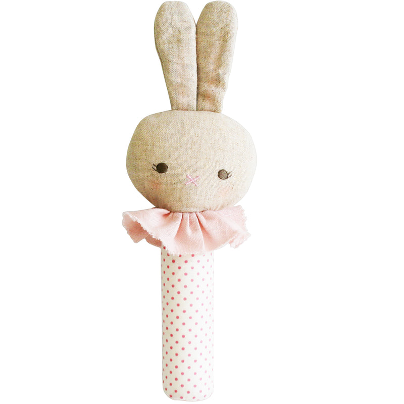 ROBERTA BUNNY SQUEAKER PINK SPOT