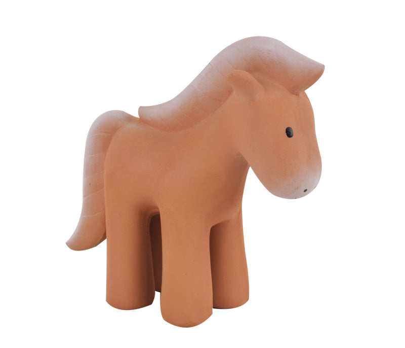 RUBBER HORSE FARM ANIMAL - Boxed