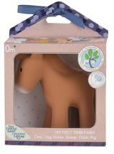 RUBBER HORSE FARM ANIMAL - Boxed