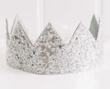 SEQUIN SPARKLE CROWN - Silver