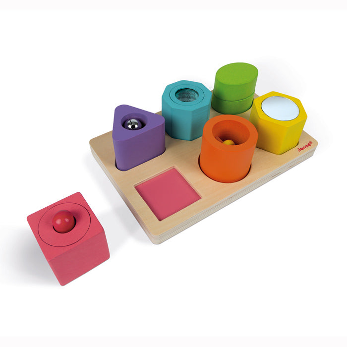 SHAPES & SOUNDS 6 BLOCK PUZZLE
