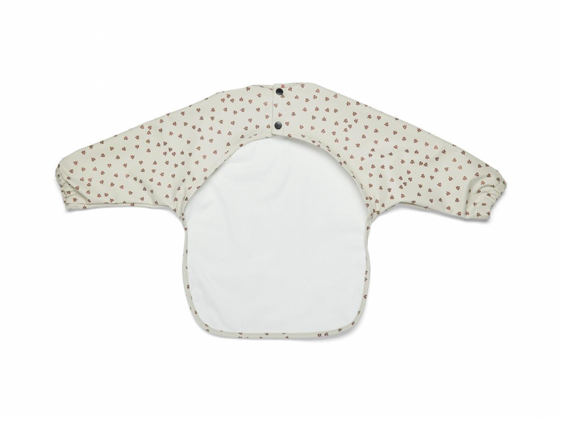 LUNA BIB COATED - Cream leaf