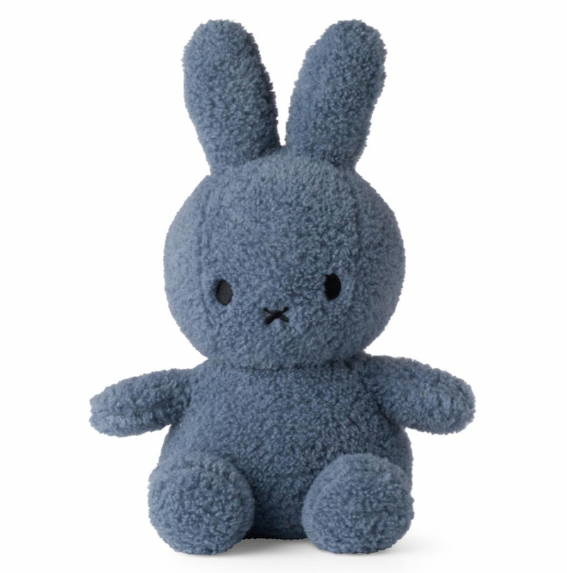 MIFFY SITTING TEDDY Blue (33cm)