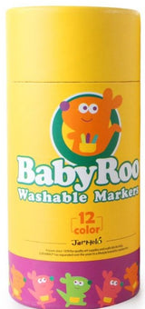 WASHABLE MARKERS -BABY ROO 12 Colours