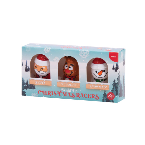 WIND UP CHRISTMAS RACERS (SET OF 3)