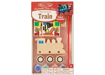 DECORATE YOUR OWN - Wooden Train