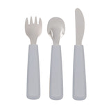 TODDLER FEEDIE™ cutlery set - Grey