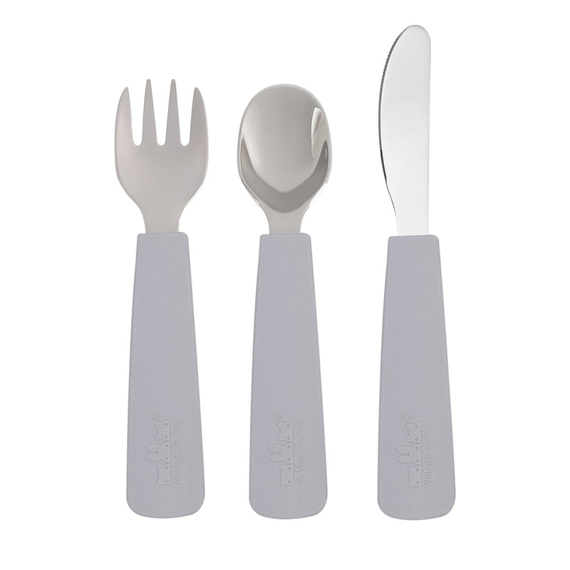 TODDLER FEEDIE™ cutlery set - Grey
