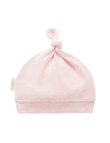 KNOT HAT - Pale Pink Melange