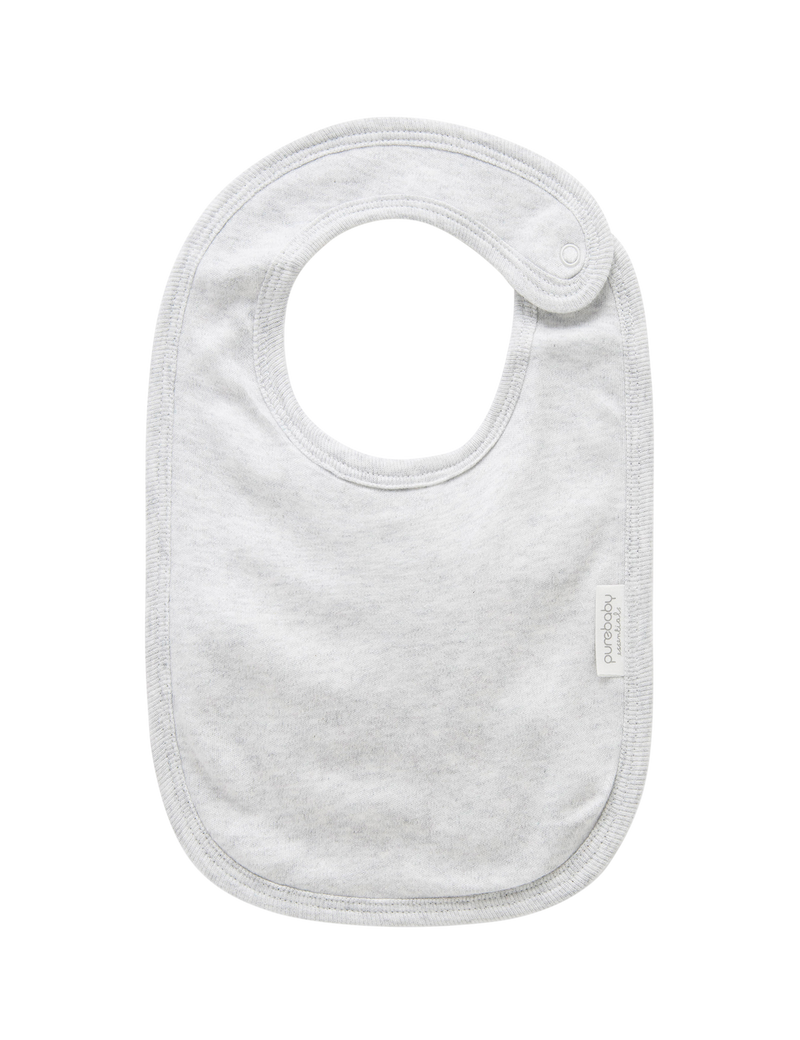 ESSENTIALS BIB - Pale Grey Melange