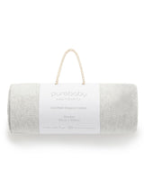 ESSENTIALS BLANKET - Pale Grey Melange